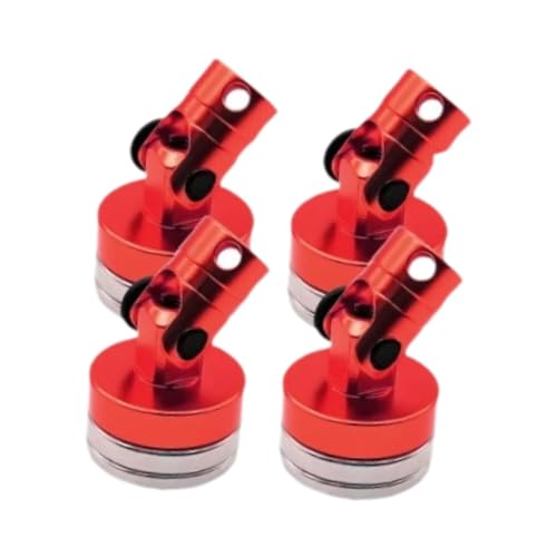 4 Stück RC Karosseriepfosten Metall unsichtbare Karosserie Shell Mount Säule Ersatz Upgrade einfach zu installieren für RC Autos - Rot von pistro