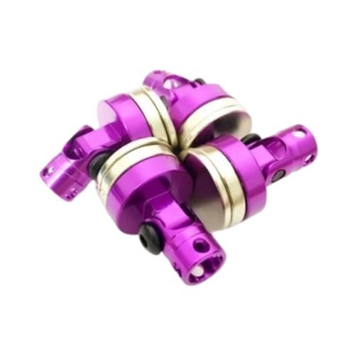 4 Stück RC Karosseriepfosten RC Fahrzeug Zubehör Modell Auto Karosserie Post Mount Metallkonstruktion 2,2 x 1,5 x 1,5 cm - Lila von pistro