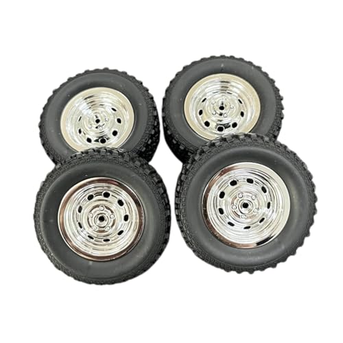 4-teiliges RC-Autoräder und Reifen, Gummireifen-Set für MN82 MN78 1/12 Maßstab RC Autos, einfach zu installieren von pistro