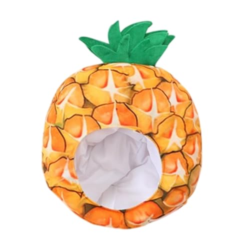 Ananas-Plüschhut, originelle Obst-Kopfbedeckung für Kostümpartys, Geburtstagsgeschenke, Foto-Requisiten, 42 x 30 cm Ananas-Plüschhut, originelle Obst-Kopfbedeckung für Kostümpartys, Geburtstagsgeschenke, Foto-Requisiten, 42 x 30 cm von pistro