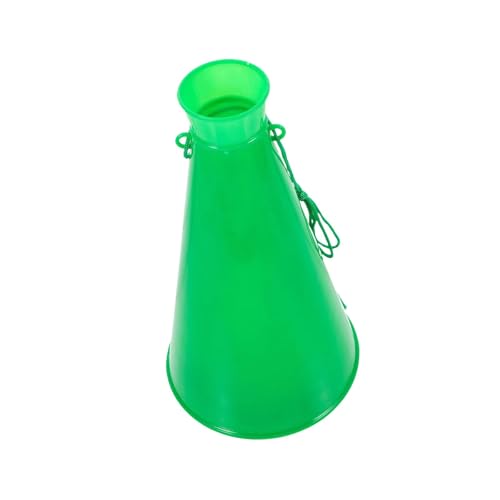 Cheering Horn Trompetenhorn, modisch, klein, Party-Horn, tragbar, Geräuschmacher, Megafon, für Spiele, Spiele, Requisiten, Veranstaltungen, Feiern, Grün von pistro