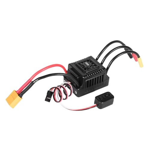 Drehzahlregler für bürstenlose Motoren, 1/10 RC Auto ESC Truck Modelle, wasserdicht, elektronische Geschwindigkeitsregelung mit Programmieranschluss, Stil C von pistro