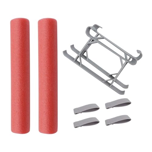 Fahrwerk & Schwimmstange, verlängerte Landebeine, Schutz, Landeständer, leicht, mit elastischen Bändern, für Mini 3/4 Pro Drohne von pistro