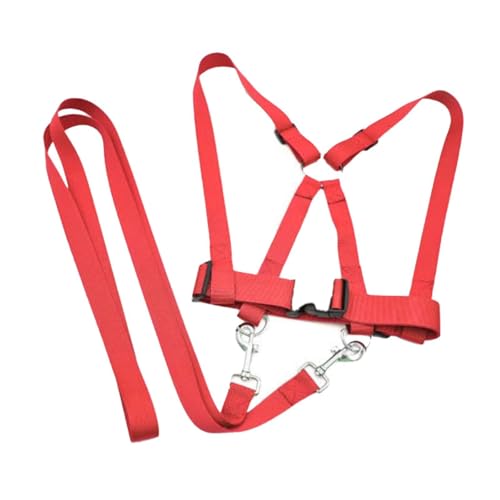 Kinder-Gehgeschirr, verstellbar, Polyester, Outdoor-Spiel, Reiten, Spiel, Laufgeschirr für Kinder, Rot von pistro