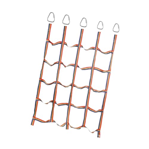 Kletternetz für Kinder, Outdoor, hängende Trittleiter, Spielplatzgerät, tragbar, Hof, stabile Seilleiter, buntes Seilnetz Kletternetz für Kinder, Outdoor, hängende Trittleiter, Spielplatzgerät, tragbar, Hof, stabile Seilleiter, buntes Seilnetz von pistro