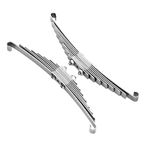 Metal Leaf Spring Shock Absorber Components with Straight Plate for 1:14 Scale RC Car Crawler Truck Replacement Parts- Unpowered Plate von pistro