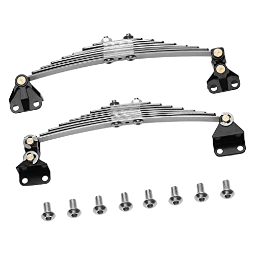 Metal Leaf Spring Shock Absorber Components with Straight Plate for 1:14 Scale RC Car Crawler Truck Replacement Parts- Unpowered Suspensions von pistro