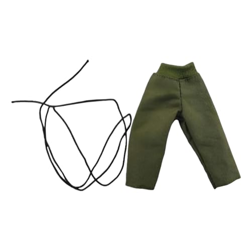 Miniatur-Hose im Maßstab 1:18 für 9,5 cm große Actionfiguren, grünes Puppen-Kleidungszubehör Miniatur-Hose im Maßstab 1:18 für 9,5 cm große Actionfiguren, grünes Puppen-Kleidungszubehör von pistro