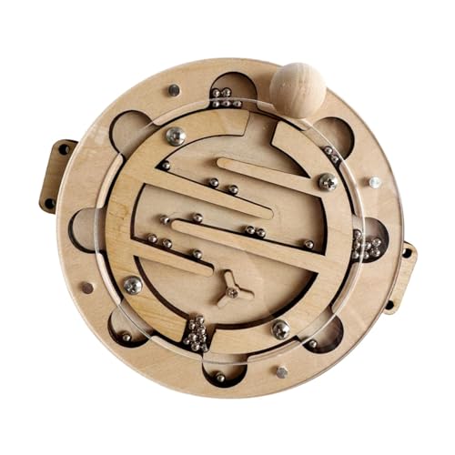 Montessori Sockel Stecker Spielzeug Activity Board Zubehör Sensory Board Lehrmittel für Vorschule Kleinkinder Kinder, Stecker und Sockel- Holzfarbe von pistro