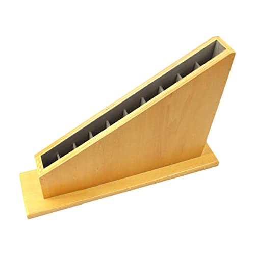 Montessori-Stangen aus Holz, Mathematik, Lernstäbe, Lernspielzeug, sensorische Materialien, rot, blau, lange Stäbchen, Basis für die Schule von pistro