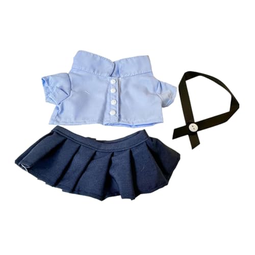 Plüschpuppenkleidung für 20 cm Stofftier-Kostüme, Foto-Requisiten, Outfits aus weichem Stoff, Puppenzubehör - thailändische Schuluniform Plüschpuppenkleidung für 20 cm Stofftier-Kostüme, Foto-Requisiten, Outfits aus weichem Stoff, Puppenzubehör - thailändische Schuluniform von pistro