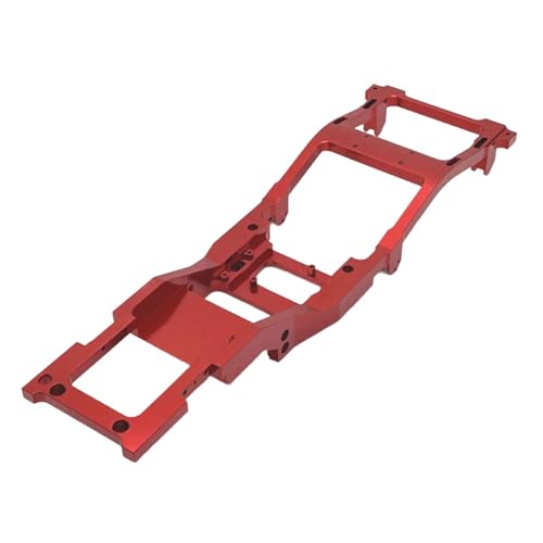 RC-Auto-Chassis-Rahmen aus Aluminium, Maßstab 1:12, Upgrade für MN82 LC79 Modell, Crawler, Hobby, Auto-Modifikation, Rot von pistro