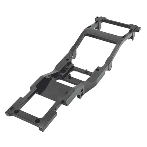 RC-Auto-Chassis-Rahmen aus Aluminium, Maßstab 1:12, Upgrade für MN82 LC79 Modell, Crawler, Hobby, Auto-Modifikation, Schwarz von pistro