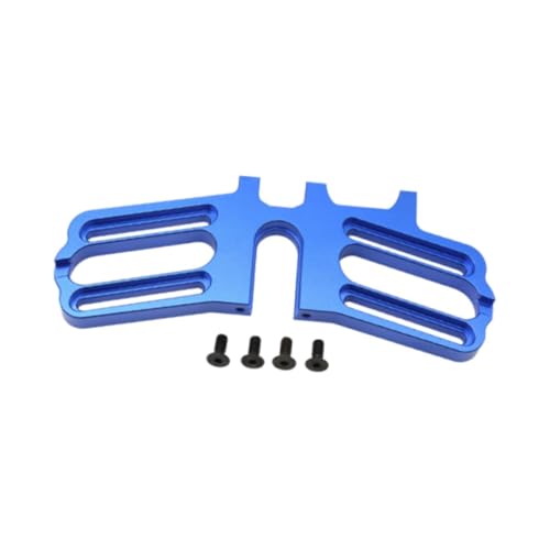 RC Auto Doppelmotor Halterung 1/7 Maßstab Stabile Metall Motorhalterung Halter Schnellspanner für ferngesteuerte Fahrzeuge Teile - Blau von pistro