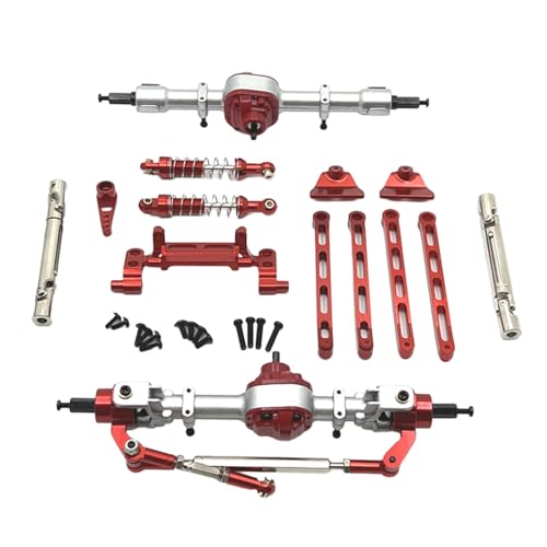 RC Car Upgrade Parts Front Rear Assembly Kits Metal for MN82 LC79 MN78 1/12 Scale RC Hobby Car Replacement 15x20x5cm- Red RC Car Upgrade Parts Front Rear Assembly Kits Metal for MN82 LC79 MN78 1/12 Scale RC Hobby Car Replacement 15x20x5cm- Red von pistro