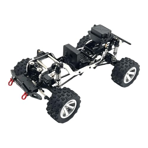 RC Karosserierahmen mit Rädern Teile für H12Y+ 1:12 Maßstab Crawler Auto Upgrade Metall Aufhängung Rahmen - Schwarz RC Karosserierahmen mit Rädern Teile für H12Y+ 1:12 Maßstab Crawler Auto Upgrade Metall Aufhängung Rahmen - Schwarz von pistro