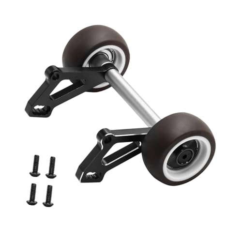 RC Wheelie Bar Aluminiumlegierung RC Autoteile für 1/8 Maßstab Auto Professionelles Upgrade Stabiler Ersatz Einfach zu installieren Zubehör - Schwarz von pistro