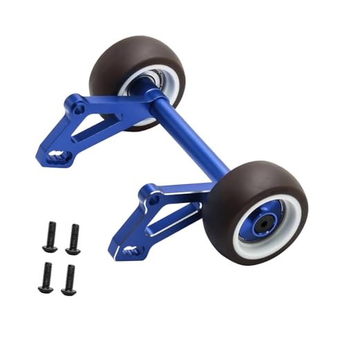 RC Wheelie Bar Aluminiumlegierung RC Autoteile für 1/8 Maßstab Auto Professionelles Upgrade Stabiler Ersatz Einfach zu installierendes Zubehör - Blau von pistro