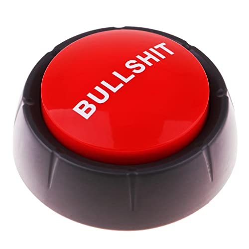 Red Button Tabletop Joke Light Sounds Quiz Antwort Spielzeug Interaktives Schreibtisch Neuheit Spiel mit sprechenden Soundeffekten für Streich Geschenke von pistro