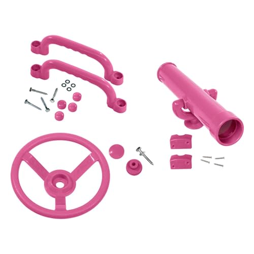 Spielplatz-Zubehör, Piraten-Teleskop-Lenkradlenker-Set, Valentinstagsgeschenke für Kinder für Spielhaus-Teile von pistro