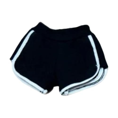 Sport-Shorts im Maßstab 1/6 für 30,5 cm große weibliche Puppe, Actionfigur, Freizeitkleidung, Zubehör, Schwarz Sport-Shorts im Maßstab 1/6 für 30,5 cm große weibliche Puppe, Actionfigur, Freizeitkleidung, Zubehör, Schwarz von pistro