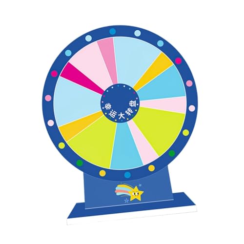 Tabletop Prize Plattenspieler Roulette Rad mit Stift Partyzubehör Kompaktes Tischglücksrad für Pub Werbeaktivitäten - Stil B Tabletop Prize Plattenspieler Roulette Rad mit Stift Partyzubehör Kompaktes Tischglücksrad für Pub Werbeaktivitäten - Stil B von pistro