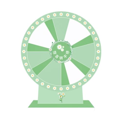 Tabletop Prize Turntable Fortune Wheel Portable Roulette Wheel Rotating Prize Wheel for Teaching Activity Supermarkets Party - Style C von pistro