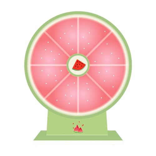 Tabletop Prize Turntable Fortune Wheel Portable Roulette Wheel Rotating Prize Wheel for Teaching Activity Supermarkets Party - Style D von pistro