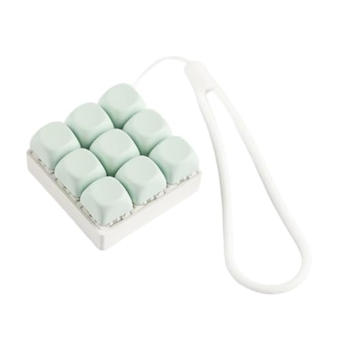 Tastatur-Taste, Fingerspielzeug mit Silikon-Schlüsselband, Fidget-Schlüsselanhänger, Stressabbau, Handy-Charm-Zubehör für Erwachsene, 5,7 x 5,7 x 2,8 cm, Grün Tastatur-Taste, Fingerspielzeug mit Silikon-Schlüsselband, Fidget-Schlüsselanhänger, Stressabbau, Handy-Charm-Zubehör für Erwachsene, 5,7 x 5,7 x 2,8 cm, Grün von pistro