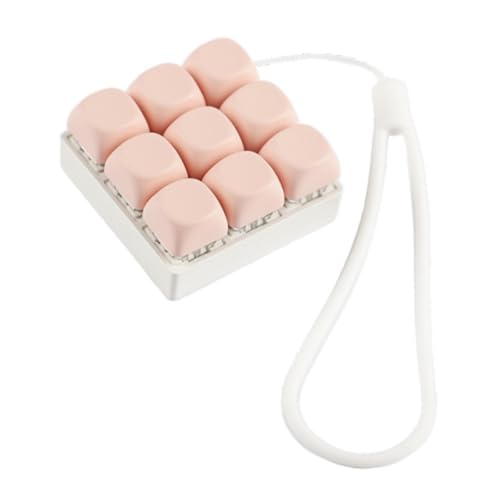 Tastatur-Taste, Fingerspielzeug mit Silikon-Schlüsselband, Fidget-Schlüsselanhänger, Stressabbau, Handy-Charm-Zubehör für Erwachsene, 5,7 x 5,7 x 2,8 cm Tastatur-Taste, Fingerspielzeug mit Silikon-Schlüsselband, Fidget-Schlüsselanhänger, Stressabbau, Handy-Charm-Zubehör für Erwachsene, 5,7 x 5,7 x 2,8 cm von pistro