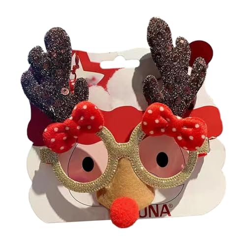 Weihnachtsbrillen-Urlaubsrahmen mit Geweihnase für Partygeschenke, Foto-Requisiten Weihnachtsbrillen-Urlaubsrahmen mit Geweihnase für Partygeschenke, Foto-Requisiten von pistro
