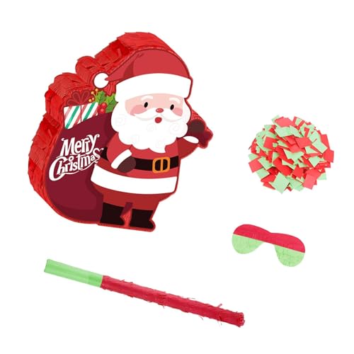 Weihnachtsmann Pinata Party Decor Prop Hängende Dekoration für Urlaub Weihnachten Versammlungen Dusche Festliche Geburtstagsfeier von pistro