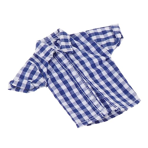 pistro 1/12 Scale Male Doll Clothes Shirt Blue and White Fashion Outfit for 6 Inch Action Figures Dress Up Accessories pistro 1/12 Scale Male Doll Clothes Shirt Blue and White Fashion Outfit for 6 Inch Action Figures Dress Up Accessories von pistro