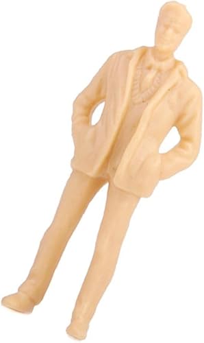 pistro 100 Stück Unlackierte Menschen Modellfiguren 1:50 O Maßstab Kunststoff Landschaftsfiguren für Zug-Layouts und Dioramen pistro 100 Stück Unlackierte Menschen Modellfiguren 1:50 O Maßstab Kunststoff Landschaftsfiguren für Zug-Layouts und Dioramen von pistro