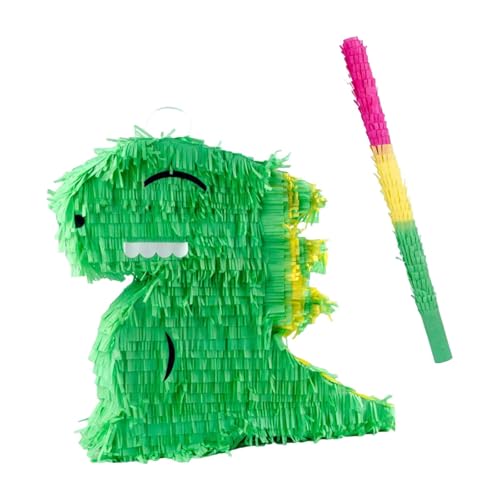 pistro Dinosaurier-Piñata mit Stab, lustige Tiermotiv-Party-Requisiten, Spielzeug für Kindergeburtstag, Karneval, Neujahr, Festival-Dekorationen pistro Dinosaurier-Piñata mit Stab, lustige Tiermotiv-Party-Requisiten, Spielzeug für Kindergeburtstag, Karneval, Neujahr, Festival-Dekorationen von pistro