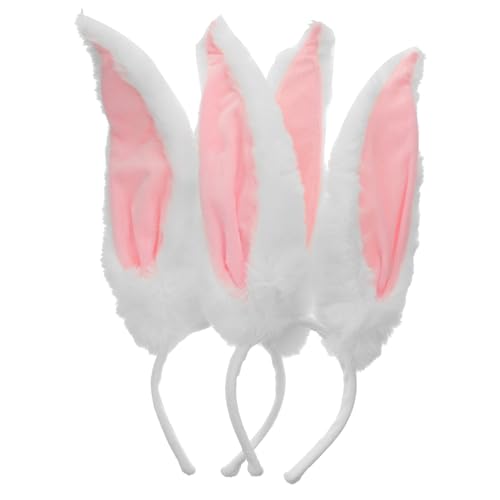 pistro Hasenohren-Haarreif für Cosplay, niedliches Hasenohr-Haar-Accessoire für Partys, Verkleidungen und Foto-Requisiten, bezaubernder Cartoon-Stil für Frauen, 2 Stück pistro Hasenohren-Haarreif für Cosplay, niedliches Hasenohr-Haar-Accessoire für Partys, Verkleidungen und Foto-Requisiten, bezaubernder Cartoon-Stil für Frauen, 2 Stück von pistro