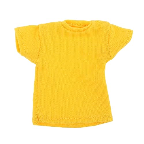 pistro Kurzärmliges Set für weibliche Actionfiguren im Maßstab 1:12, 15,2 cm, Puppenkleidung, Miniaturbekleidung, Verkleidungs-Set, Gelb pistro Kurzärmliges Set für weibliche Actionfiguren im Maßstab 1:12, 15,2 cm, Puppenkleidung, Miniaturbekleidung, Verkleidungs-Set, Gelb von pistro