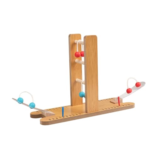 pistro Leiter Ball Werfen Spiel Set mit Ball Bolas Holzspielzeug für Hof Rasen Garten Outdoor Aktivität Teenager Familie von pistro