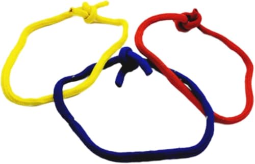 pistro Linking Ropes Zaubertrick-Requisiten – 3 farbige Seilschlaufen, 90 cm, Illusions-Gimmick-Requisiten für Straße, Bühnenauftritte, Partys und Zaubershows pistro Linking Ropes Zaubertrick-Requisiten – 3 farbige Seilschlaufen, 90 cm, Illusions-Gimmick-Requisiten für Straße, Bühnenauftritte, Partys und Zaubershows von pistro