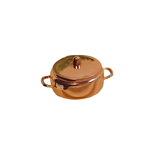 pistro Mini Kochen Suppentopf Spielzeug 1/6 1/12 Maßstab Puppenhaus Küche Dekor Ornament - Legierung Suppentopf mit Deckel & Griff, Rosa, für Puppenhaus Dekoration & Modellzubehör pistro Mini Kochen Suppentopf Spielzeug 1/6 1/12 Maßstab Puppenhaus Küche Dekor Ornament - Legierung Suppentopf mit Deckel & Griff, Rosa, für Puppenhaus Dekoration & Modellzubehör von pistro