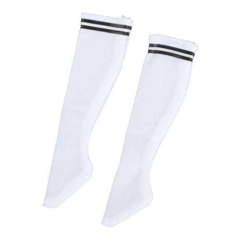 pistro Mini-Socken im Maßstab 1:6, Sportsocken für 30,5 cm große weibliche Puppen, Actionfiguren, Cosplay, lässig, Mode-Accessoire, gestreift, Schwarz pistro Mini-Socken im Maßstab 1:6, Sportsocken für 30,5 cm große weibliche Puppen, Actionfiguren, Cosplay, lässig, Mode-Accessoire, gestreift, Schwarz von pistro