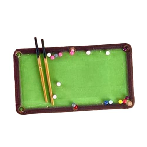 pistro Miniatur Billardtisch im Maßstab 1:64 mit Kugeln und Queuestäbchen für Stadtlayout und Diorama pistro Miniatur Billardtisch im Maßstab 1:64 mit Kugeln und Queuestäbchen für Stadtlayout und Diorama von pistro