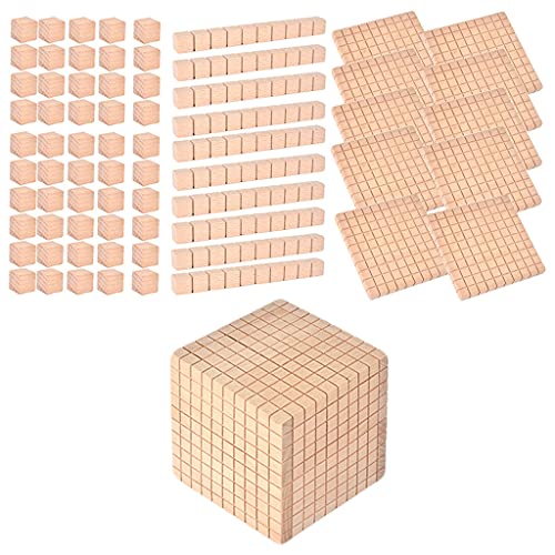 pistro Montessori Base Zehn Blöcke Mathematik Manipulative Zählspiele Zahlenblöcke für Kindergarten - Paket C pistro Montessori Base Zehn Blöcke Mathematik Manipulative Zählspiele Zahlenblöcke für Kindergarten - Paket C von pistro