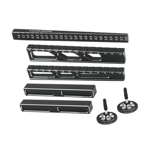 pistro RC Höhenmesslineal Fahrhöhenmesser für 1/10 Maßstab RC Auto Chassis Aluminiumlegierung Genaue Messung Balancing Tool pistro RC Höhenmesslineal Fahrhöhenmesser für 1/10 Maßstab RC Auto Chassis Aluminiumlegierung Genaue Messung Balancing Tool von pistro