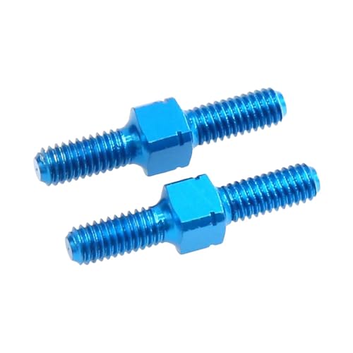 pistro Spannschloss-Schaft aus Aluminiumlegierung, 3 x 18 mm, für 54247 W202 RC Auto-Upgrade-Zubehör, 2 Stück von pistro