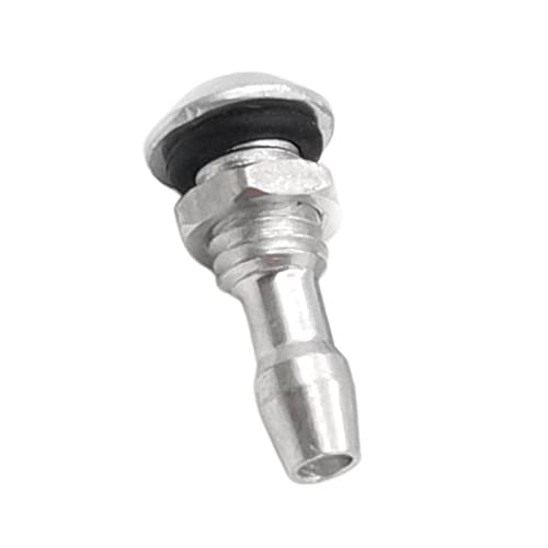 pistro Wasserauslass für RC-Boote - Aluminium Auslassdüse M6/M8 Größe - Für Wasserkühlsysteme von Elektro-, Benzin- und Methanolschiffen- M6 Silber von pistro