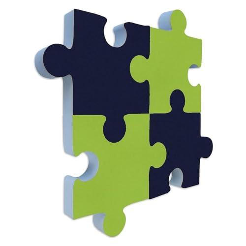 platino24 Schallabsorber-Set Puzzle aus Basotect G+ mit Akustikfilz, Akustikbild aus 2X Nachtblau, 2X Hellgrün Diagonale 360 x 50 mm platino24 Schallabsorber-Set Puzzle aus Basotect G+ mit Akustikfilz, Akustikbild aus 2X Nachtblau, 2X Hellgrün Diagonale 360 x 50 mm von platino24