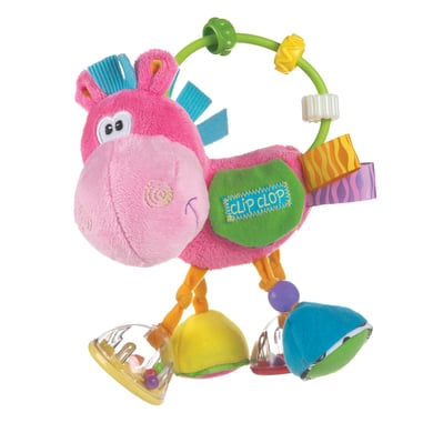 playgro Toy Box Pferd Klipp Klapp, pink von playgro