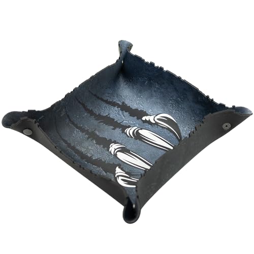 Premium Würfeltablett mit Zierleisten - Silber Werewolf von playmats.eu