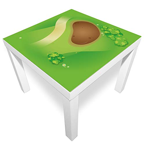 playmatt Spielmatte - Graslandschaft mit Matsch | rutschfest | 100% schadstofffrei | waschbar von playmatt - Quadratische Spielwelten